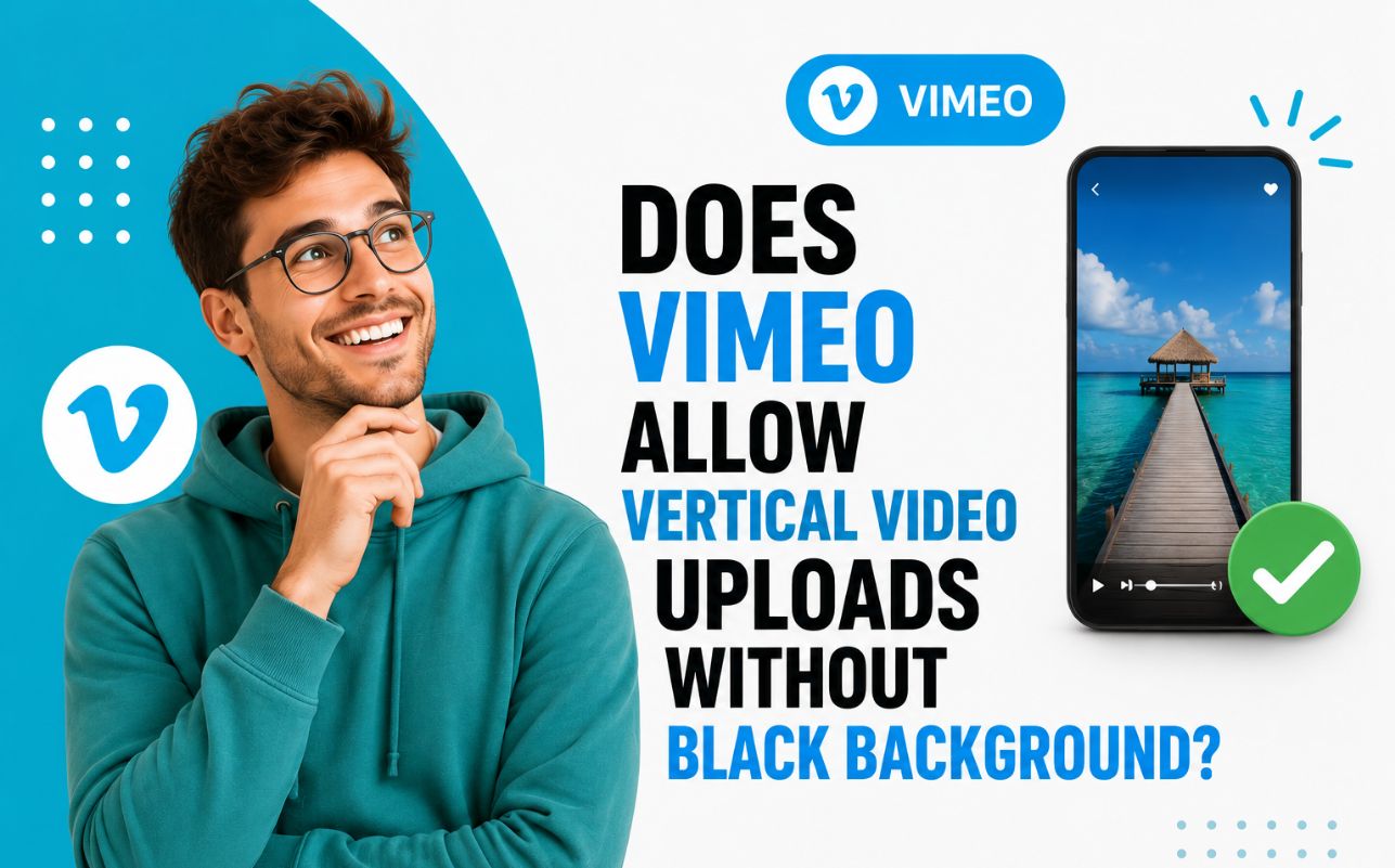 Does Vimeo Allow Vertical Video Uploads Without a Black Background?