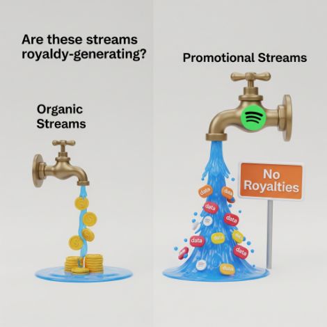 Are these streams royalty-generating
