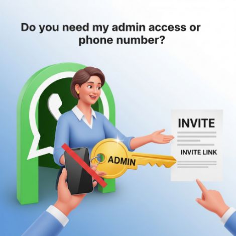 Do you need admin access or my phone number