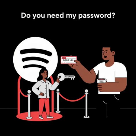 Do you need my Spotify password