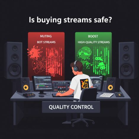 Is buying Spotify streams safe for my artist account