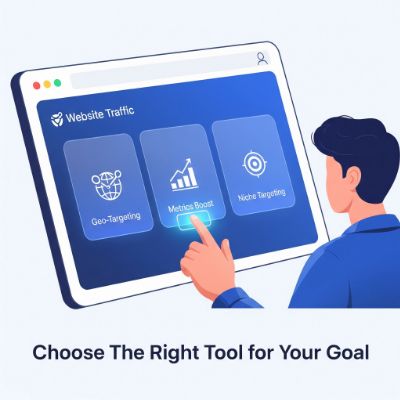 Our Website Traffic Services Choose The Right Tool for Your Goal