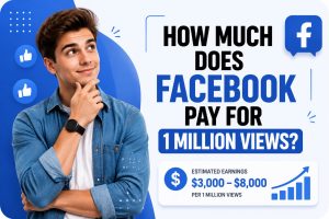 How much does Facebook pay for 1 million views?