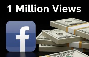 How much does Facebook pay for 1 million views