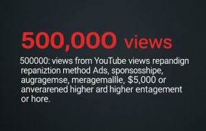How Much Is 500k Views On YouTube