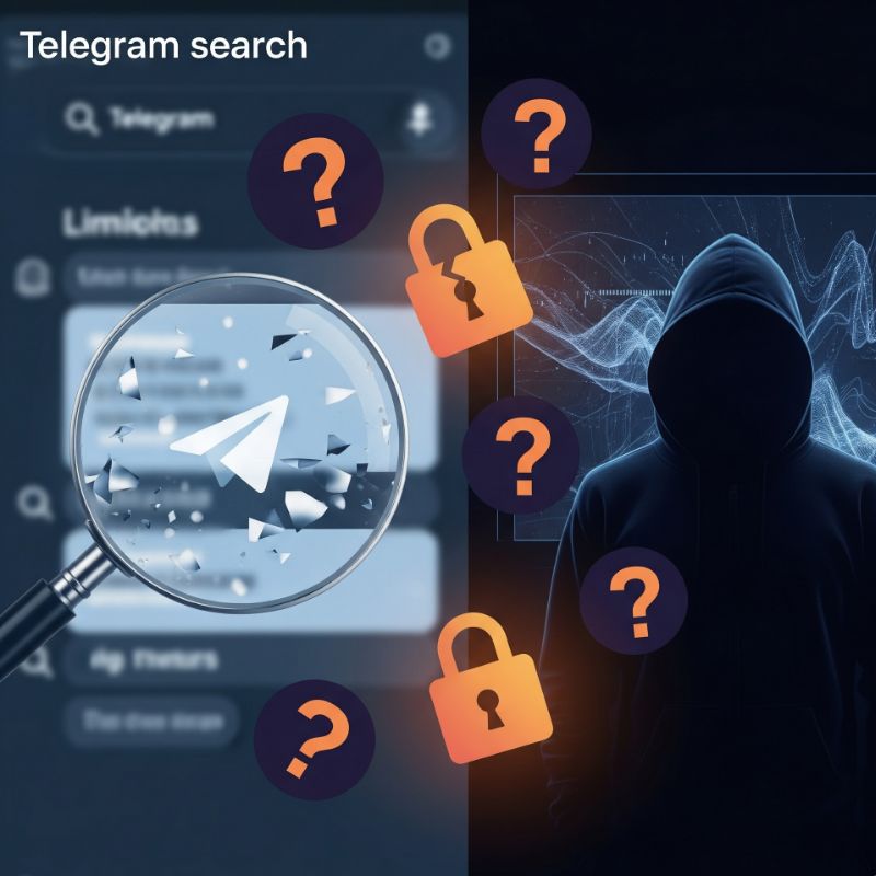 Limitations and Privacy Concerns of Telegram Search