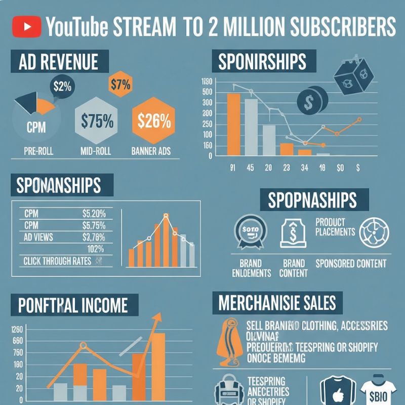The Real Income Source: Ad Revenue from Views, Not Subscribers