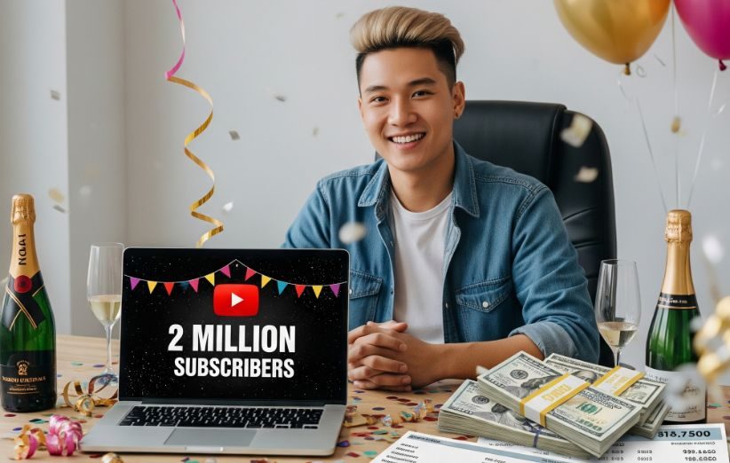 How much does a YouTuber make with 2 million subscribers