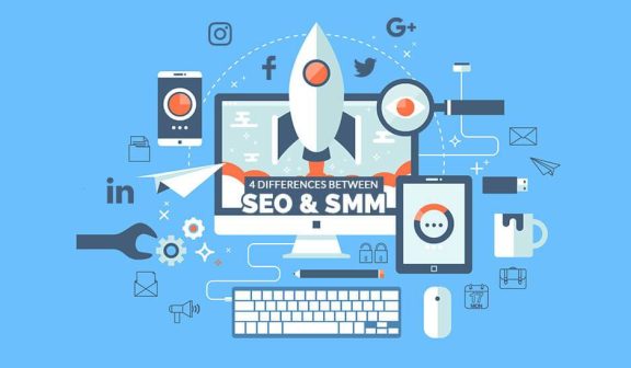 What is difference between SEO and SMM