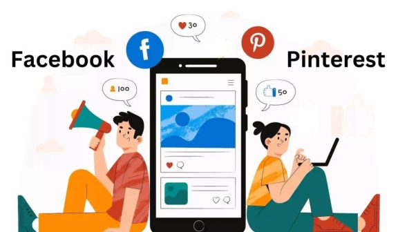 can you post interactive pdf on pinterest or facebook