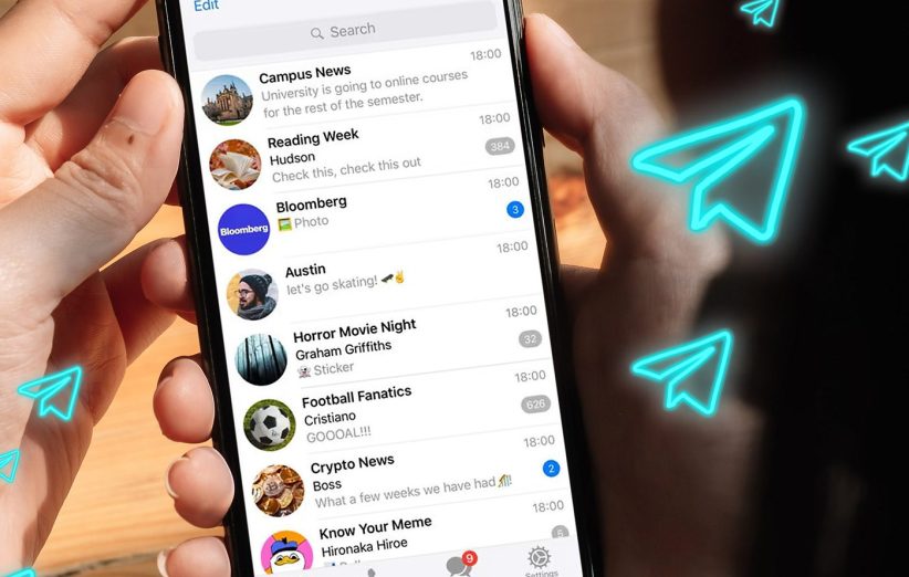 does telegram notify when you save a video