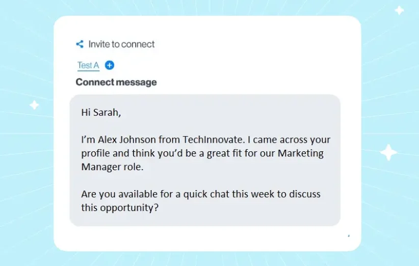 how to respond to a recruiter on linkedin
