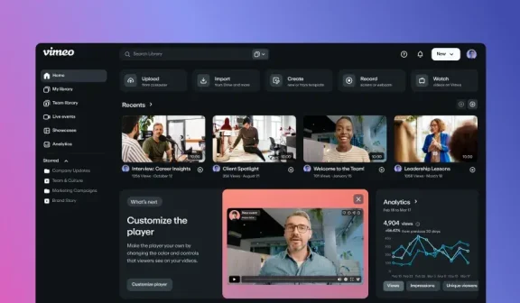 how to save player setting in vimeo