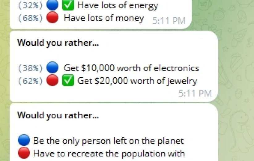 would you rather telegram bot
